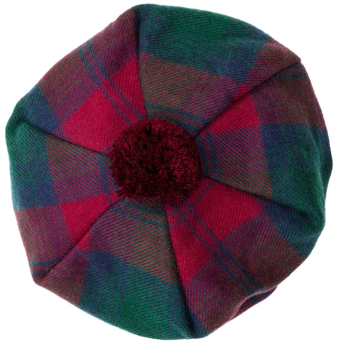 Lindsay Modern Tartan Brushed Wool Tam